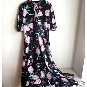 Sexy Diva Floral Stretch Comfort Maxi Dress 1XL
